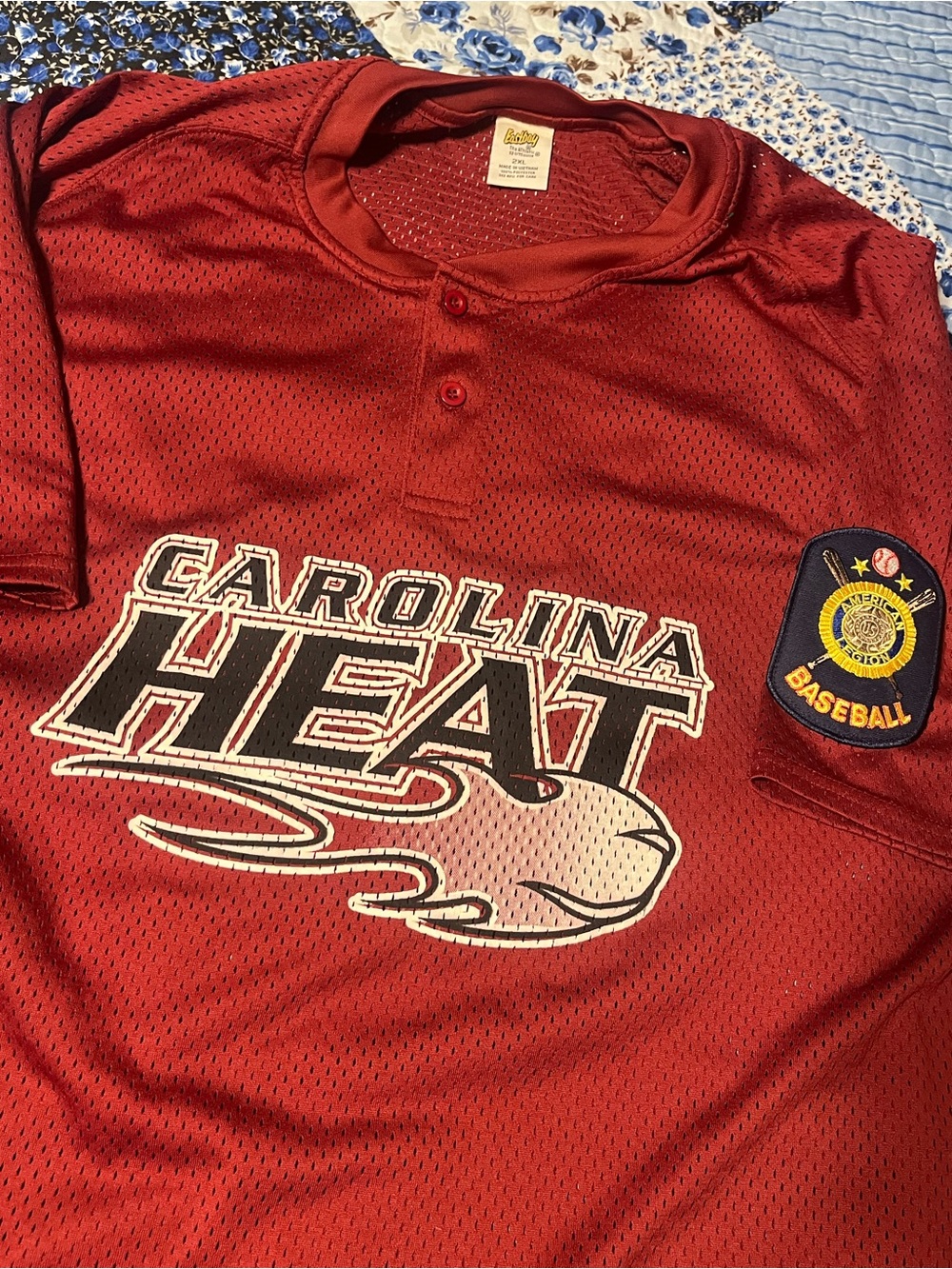 Carolina Heat Men’s XXL Baseball Jersey